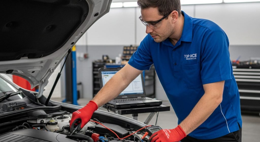 Car battery test & replacement in Macquarie Park